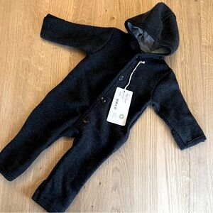 NWT! Disana boiled will overall/snuggle suit. 3-6 months, Anthracite.